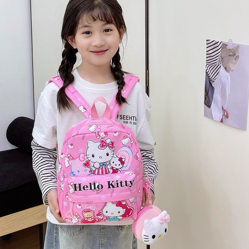 日本のかわいい軽量幼稚園スクールバッグナイロン漫画インスタイル子供のバックパック男の子と女の子のコインバックパック|undefined
