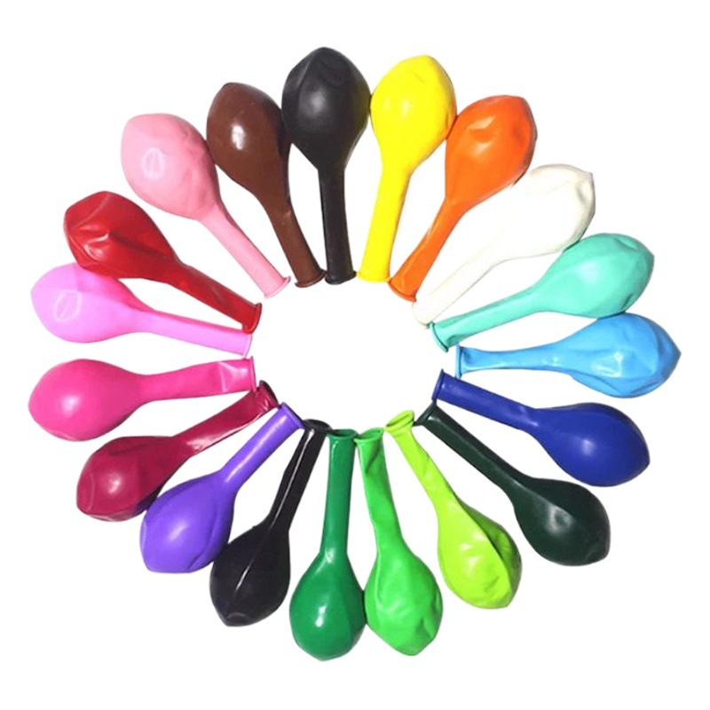 Set de Globos Mate de 12 Pulgadas, Gruesos, Personalizados para Cumpleaños Infantiles, Decoración de Bodas y Arreglos de Globos Coloridos