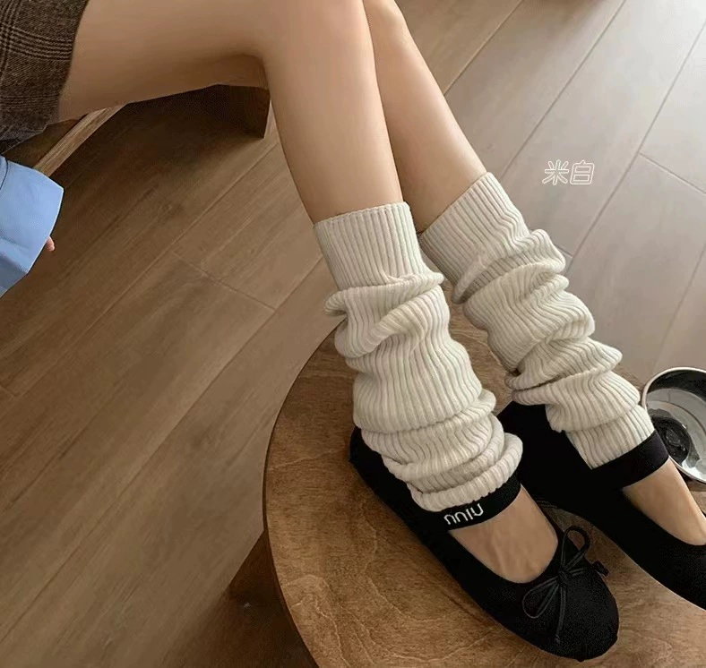 Голеностопники Meiluofu вязанные gaiters, демисезонные, один размер, длина 40–90 см