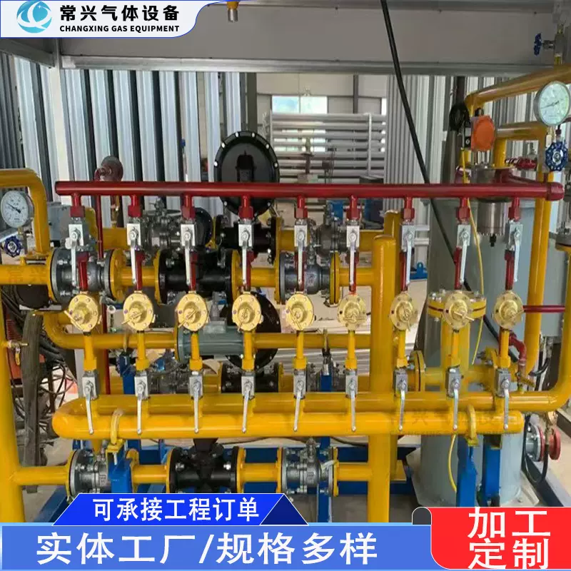 厂家供应CNG调压撬燃气调压箱气体设备天然气减压设备CNG调压柜