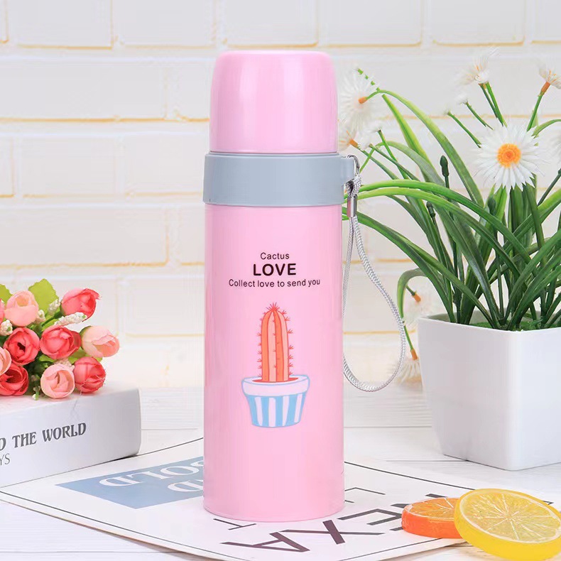 Creativo taza de vidrio de plástico aislamiento térmico de doble capa micro actividad de aislamiento regalo publicidad conveniente taza práctica