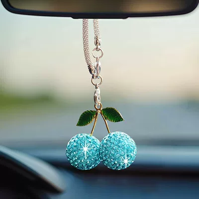 Car hanging — and strawberry car interior