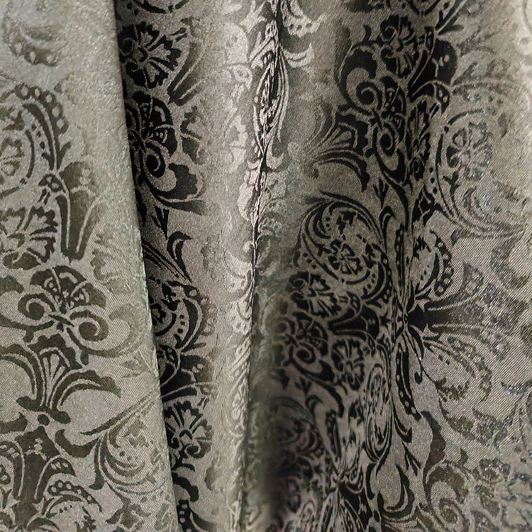 仿真丝扇子花 提花面料 时尚连衣裙服装半身裙女装内衣 新款现货