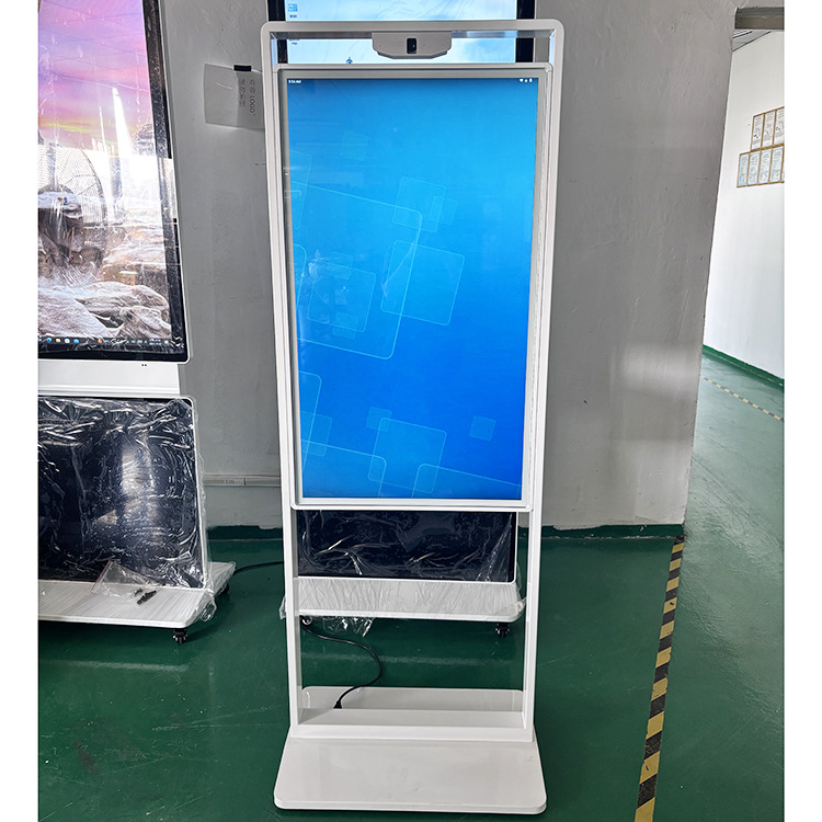 43 49 55寸双杆立式广告显示屏落地安卓广告机触摸一体机高清显示