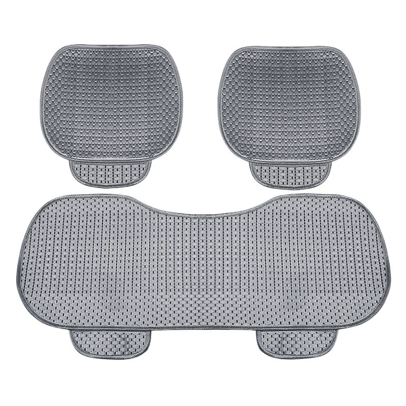 Трансграничная подушка для автомобильного сиденья, летняя охлаждающая подушка, набор из трех предметов, ледяной шелк, четырехсезонная подушка для автомобильного сиденья, двухместная задняя автомобильная подушка, оптовая продажа