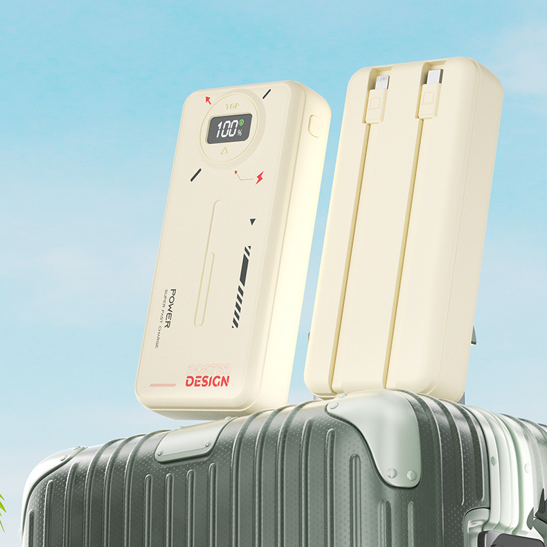 国境を越えた新しい大容量パワーバンク 20000 mAh モバイル電源 22.5 W 超高速充電デジタル ディスプレイにはケーブルが付属しています|undefined