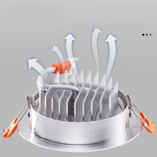 LED multi-eye downlight embedded ceiling light full aluminum hole light cat-eye light ox-eye spot light high-lumen focused wall washer light