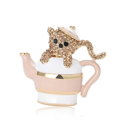 Bear Brooch Fashion All-match Men's | Yaxa sancaqları