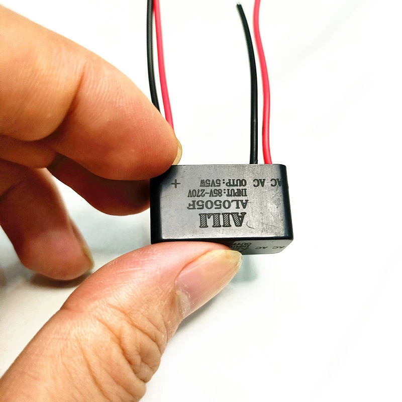 Водонепроницаемый источник питания Micro AC-DC с клеем, преобразователь переменного тока в постоянный ток от 220 В до 5 В, 1 А, понижающий модуль, трансформатор