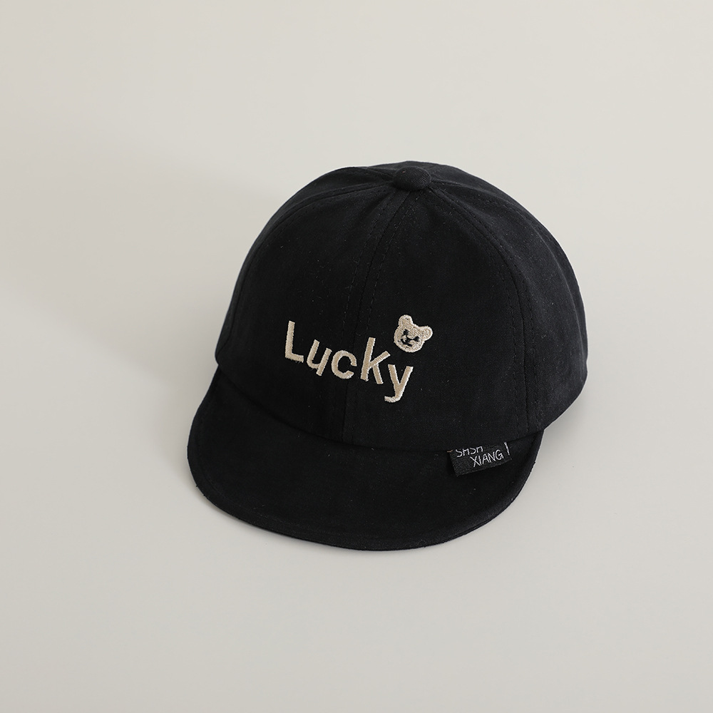 Sombreros para bebés japoneses primavera y otoño gorras de lengua de pato bebés de moda gorras de béisbol de ala corta gorras para niños y niñas sombreros de protección solar