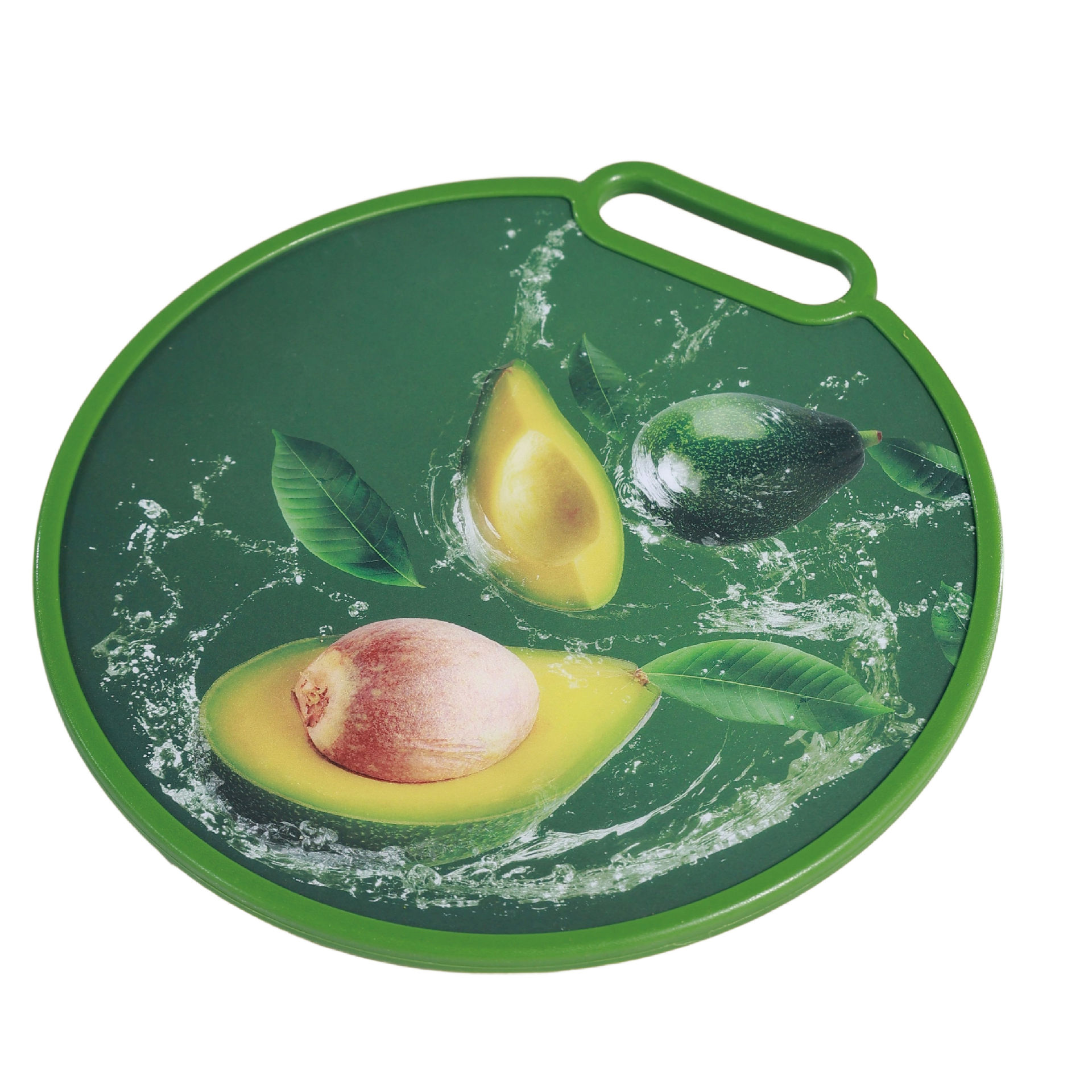 Patrón de aguacate creativo tablero de corte de verduras de grado alimenticio antibacteriano antimoque PP tablero de corte de plástico tablero de cocina antideslizante image 16