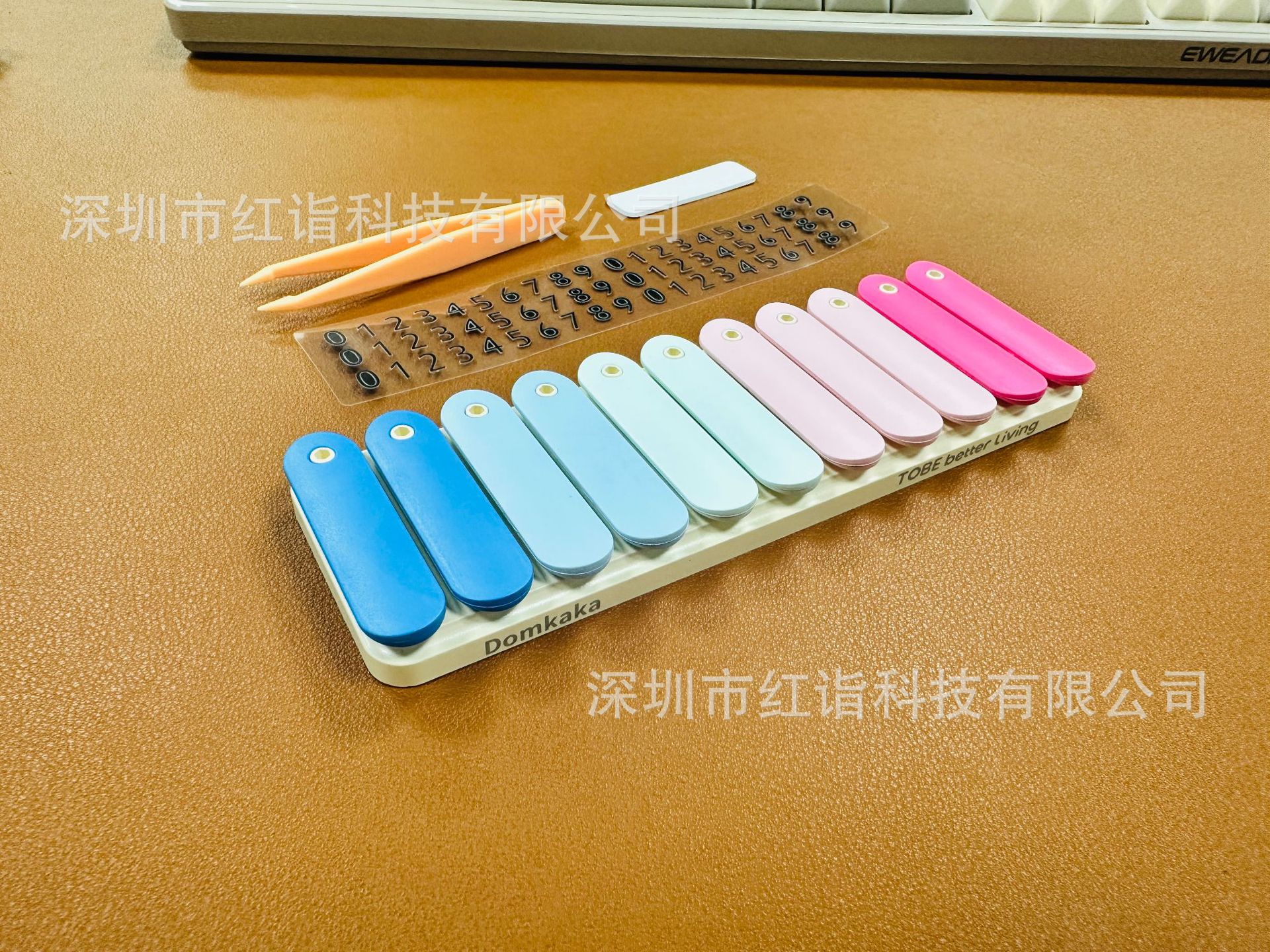 2026 New Creative Parking Sign, Trendy Mobile Phone Number Holder for Cars, Temporary License Plate for Women and Men, Macaron-Style Number Holder