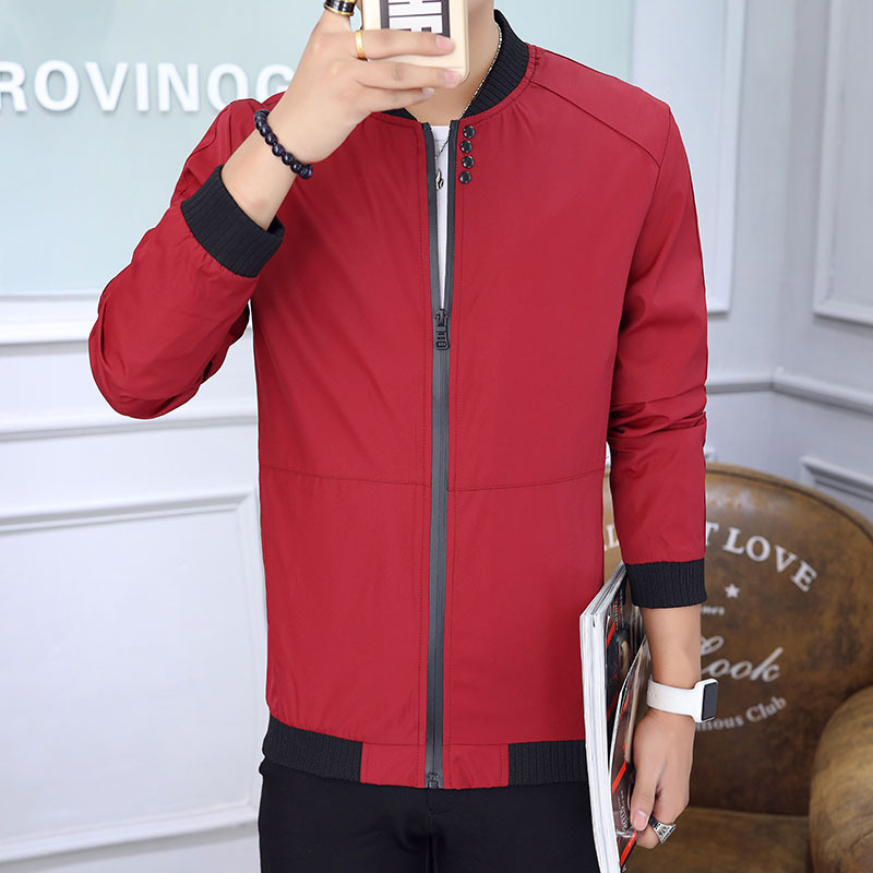Factory direct supply of men's Korean style jackets spring and autumn new youth baseball uniforms casual versatile tops jackets wholesale_voghion.com