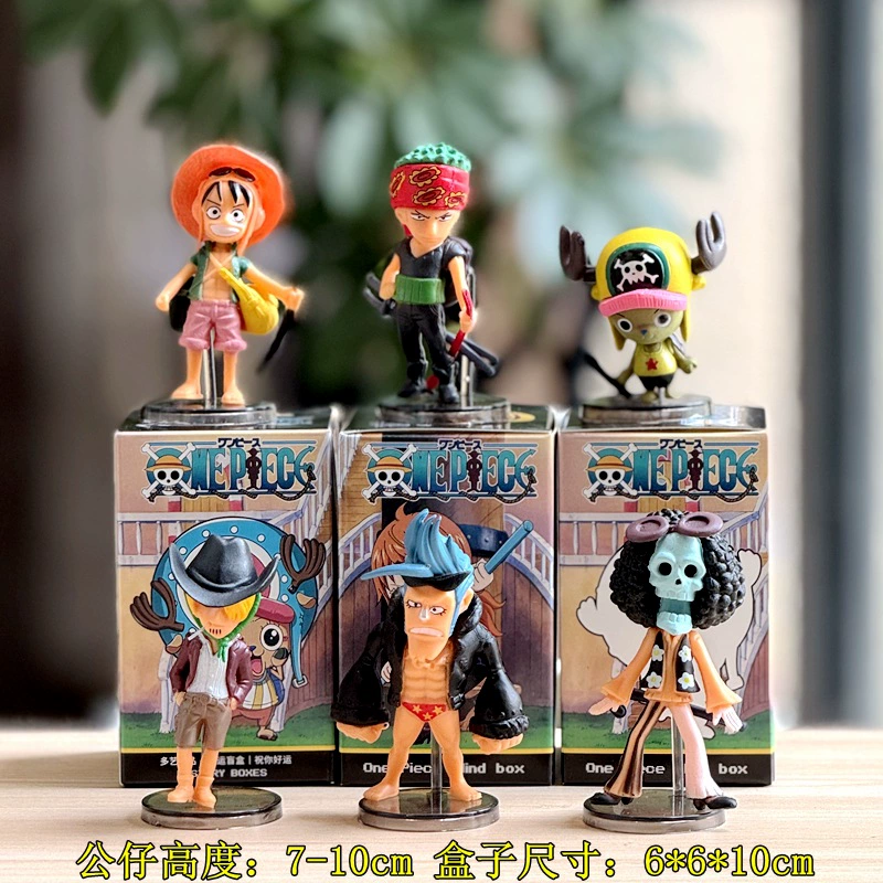 Фигура One Piece блочная коллекционная серия, набор Лuffy Зоро Санджи, варианты мульти-стилей