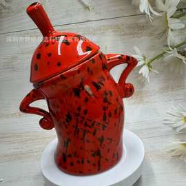 跨境爆款 Canister with Attitude 有态度的罐子陶瓷储物罐
