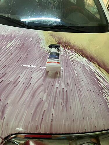 Iron powder remover, car paint rust removal, yellow spots, black spots, rust oxide layer powerful cleaning and decontamination cleaner