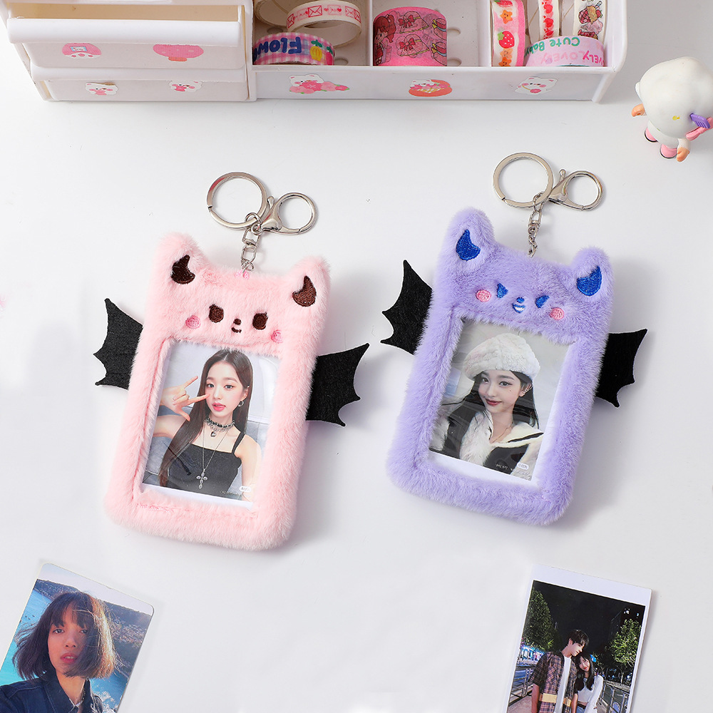 Women's Little Devil Plush Open Card Holders display picture 5