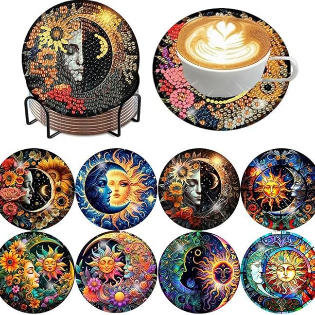 Transfronterizo para 5D pintura de diamantes artística cojín de taza creativo nuevo estilo de animación DIY pintura de diamantes decoración cojín de taza