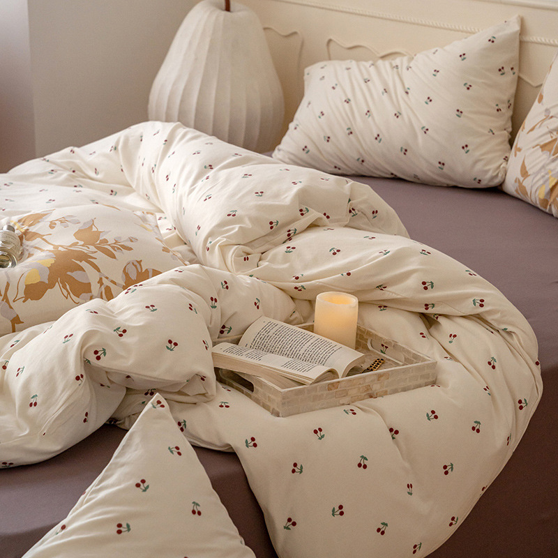 Вязаное хлопковое покрытие для пухового одеяла