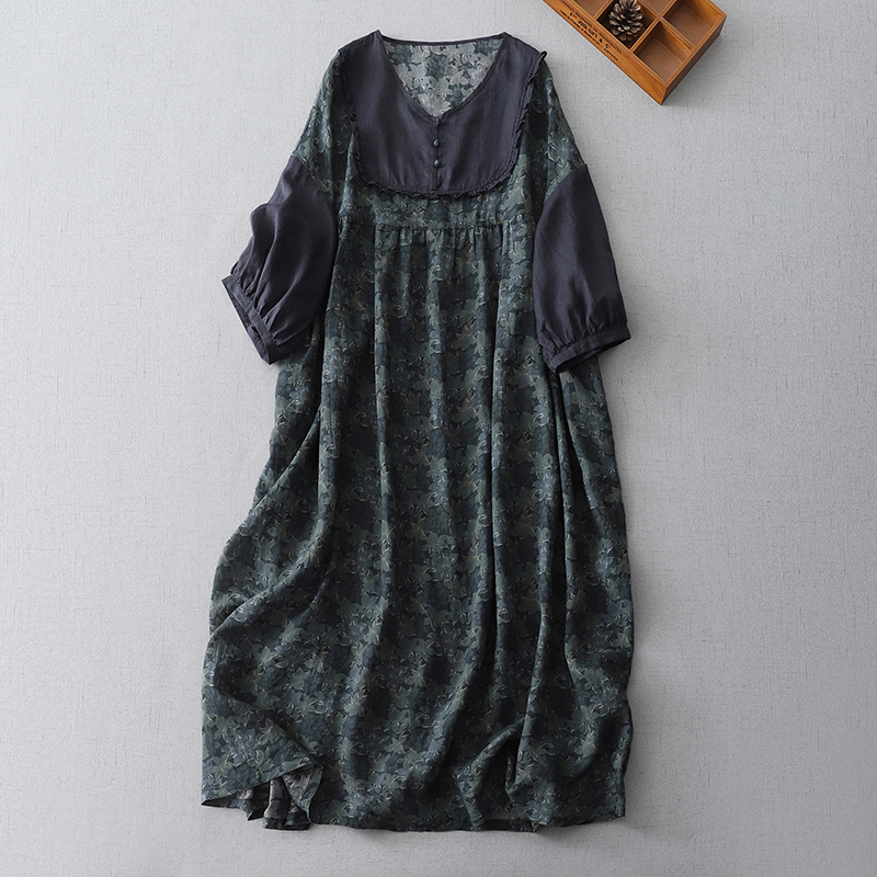 Spring summer colored design dress