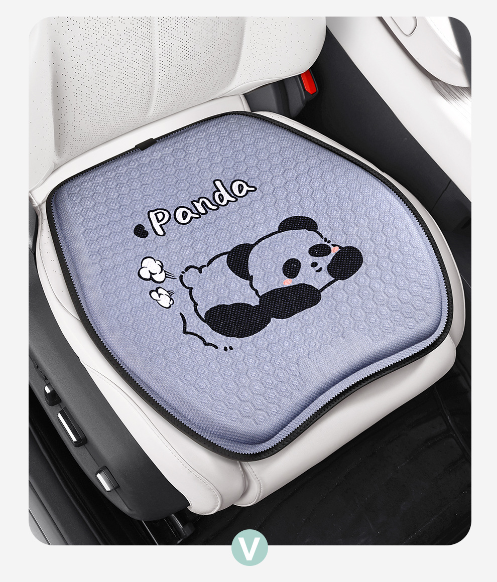 Factory direct summer cartoon honeycomb gel car seat cushion ice cushion office seat cushion breathable silicone cold cushion
