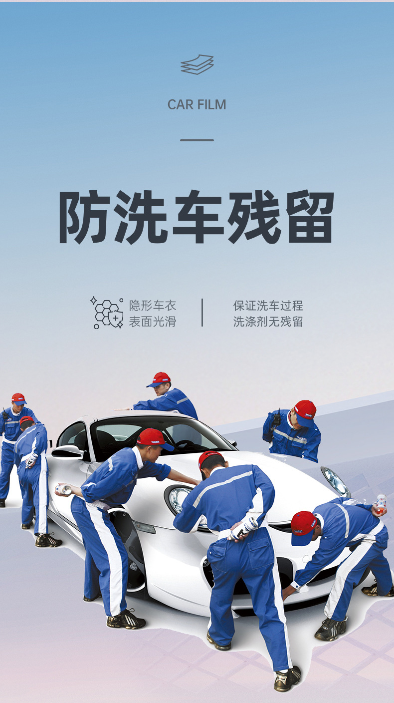 Tpu Invisible Car Cover, Car Paint Protection Film, Ppf, Self-Recovering, Anti-Scratch, Anti-Yellowing, Anti-Dirt, Transparent Protective Film