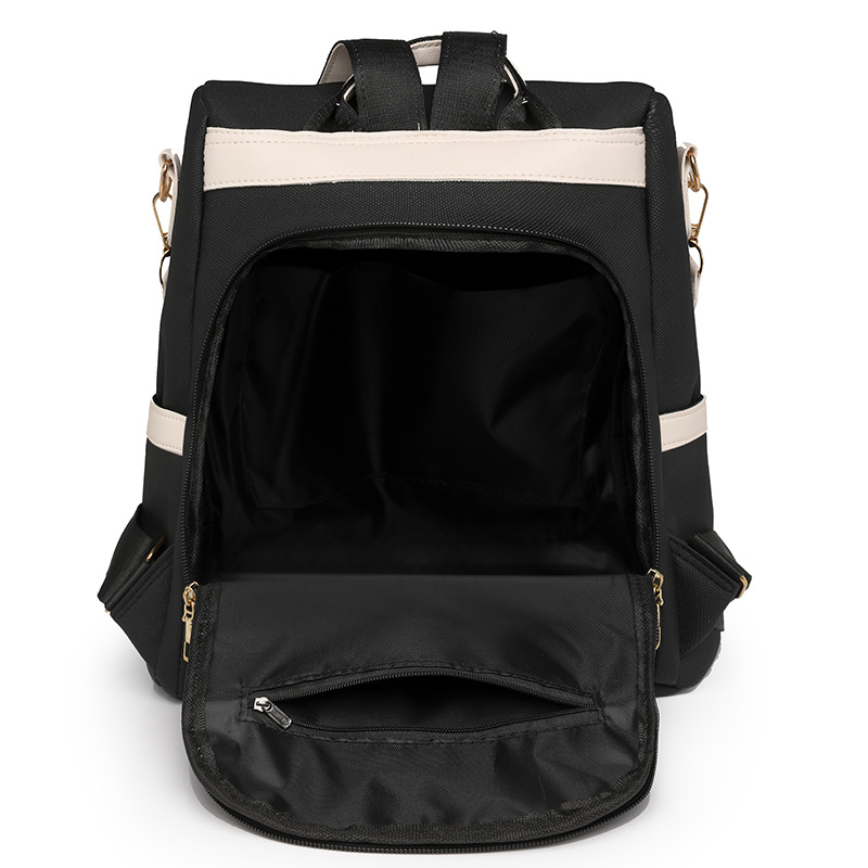 Transfronterizo al por mayor 2025 nueva mochila antirrobo para mujer simple y versátil mochila de viaje de cercanías urbana mochila escolar de moda