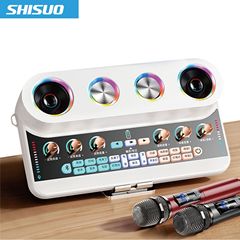 施索生中継サウンドカード音響複合機s 20家庭ktv生中継設備k歌bluetoothサウンドカードスピーカー