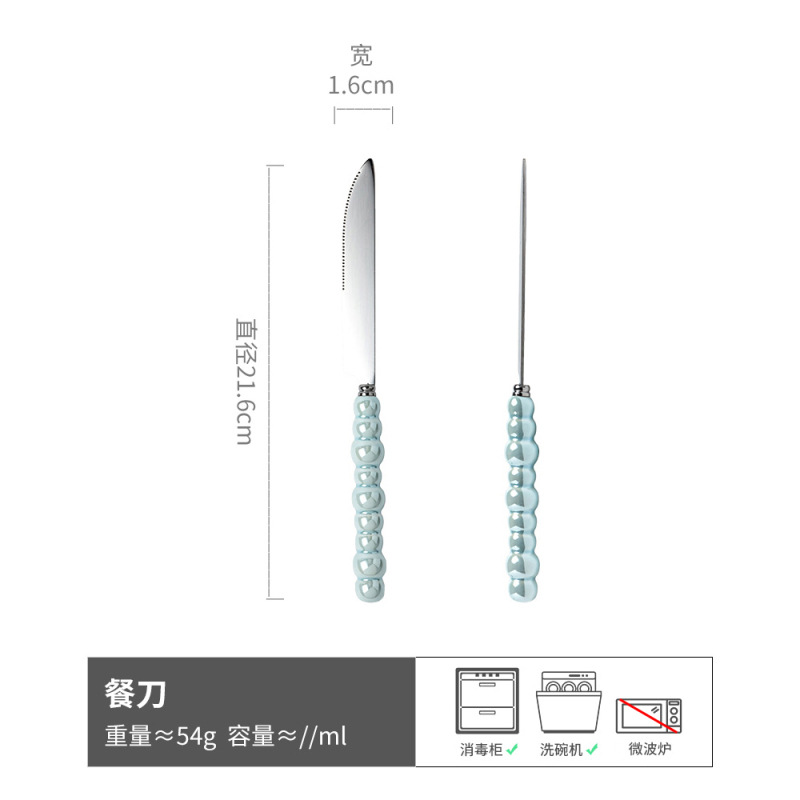 Cuchara de estilo simple retro Tenedor de acero inoxidable vajilla tenedor cuchara de postre cuchara de sopa cuchara de filete occidental tenedor cuchara al por mayor