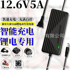 12V バッテリー 18650 ポリマーバッテリーパック電気自動車ツールオールインワン 12.6V5A リチウム電池充電器