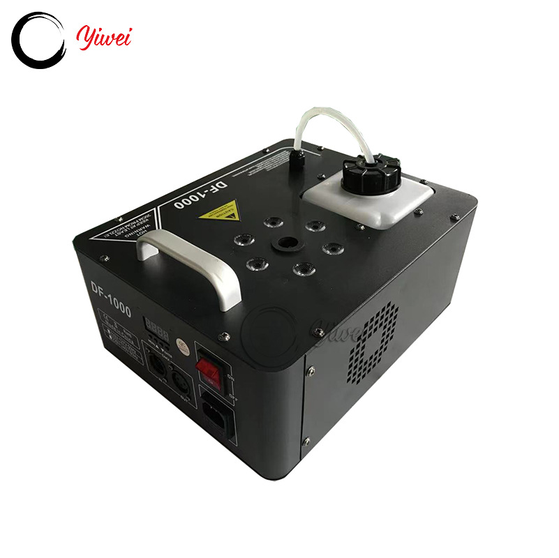 Máquina de vapor 1000W para bodas, 6 LED, chorro de humo y efectos de escenario