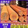 圆柱寺庙实木菠萝格长廊