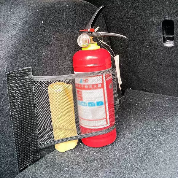 Cross-border car trunk sundries fixed net elastic sundries hook and loop storage luggage storage finishing net pocket