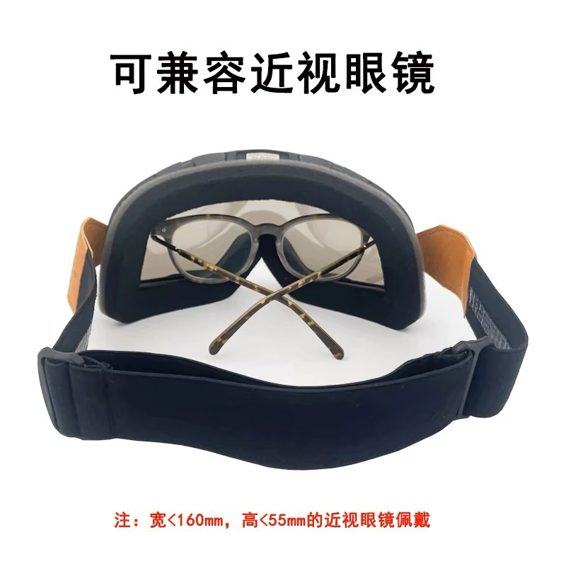 Retro protecting glasses, windproof helmet for cycling