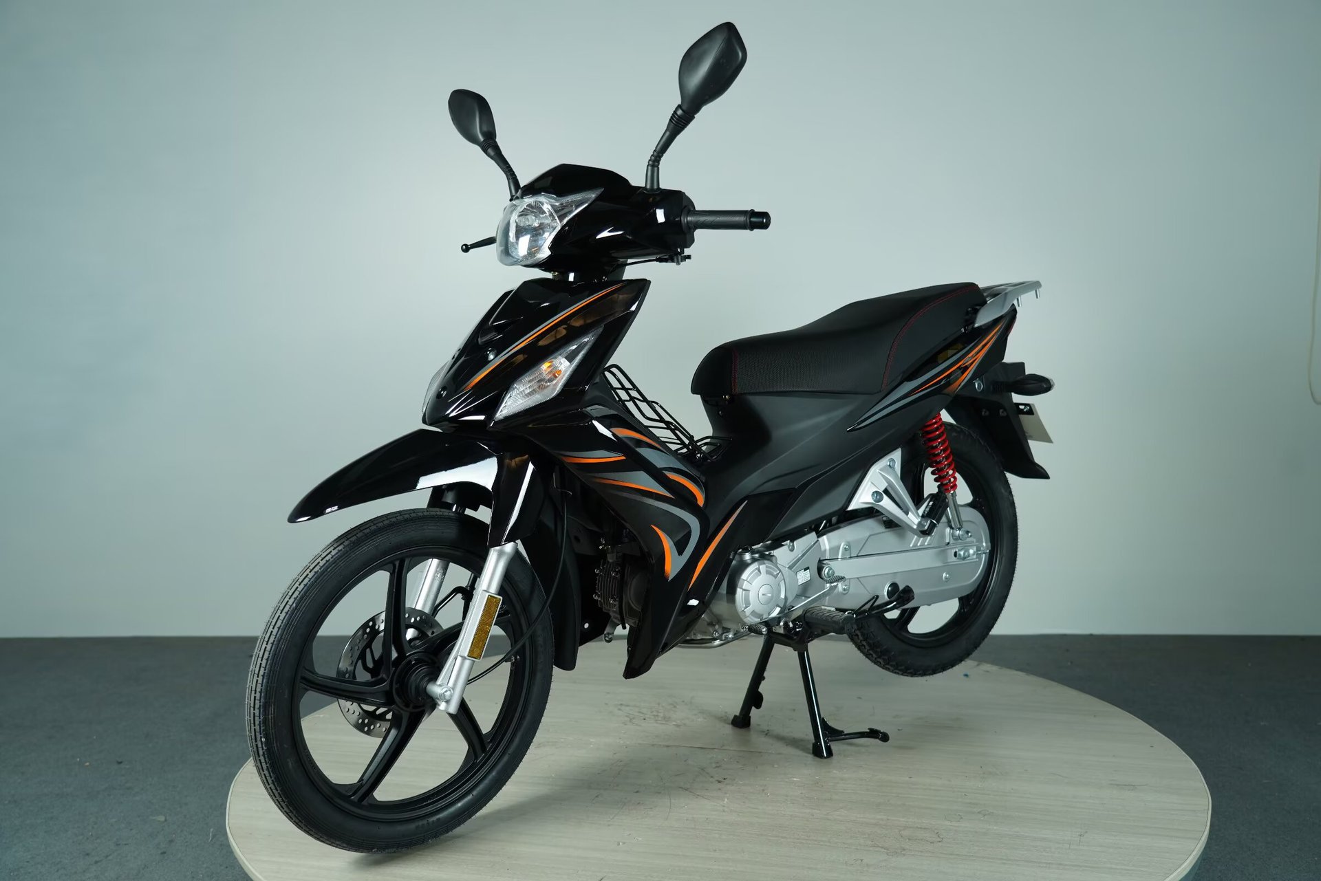 Cross-Border Kavaki Two-Wheeled Fuel-Powered Motorcycle, Vintage Underbone Motorcycle, Kawasaki Fuel-Efficient Two-Wheeler