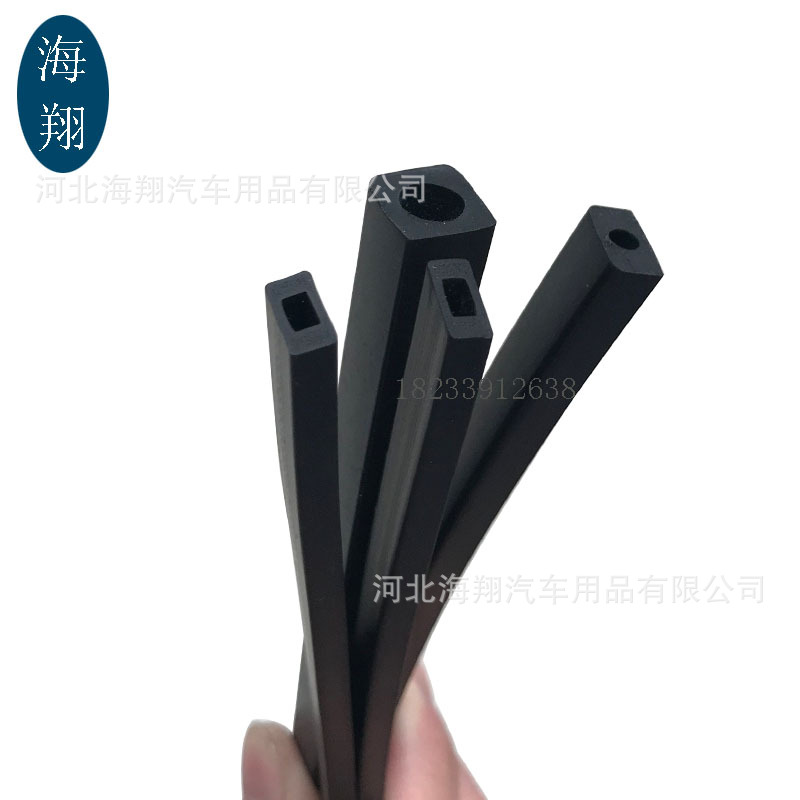 三元乙丙密实回形橡胶条  方形矩形空心橡胶条缓冲橡胶垫