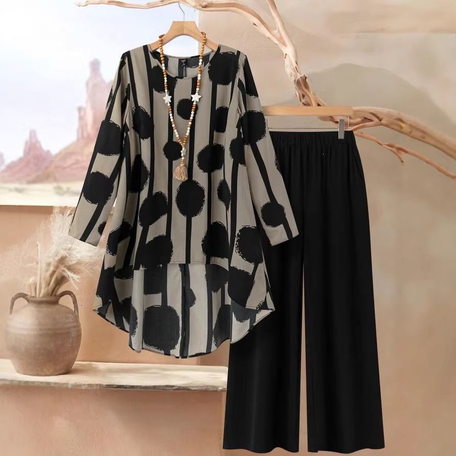 Cross-border Plus-size Standard Sizing Suitable For And , Various Printed Loose-fitting Women's Casual_voghion.com