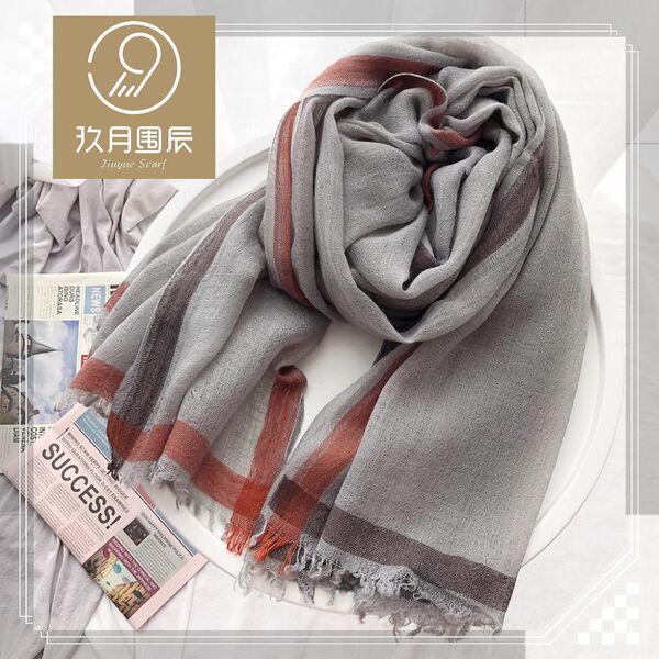 thin woolen scarf