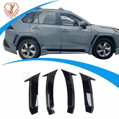 Suitable for 2019 Toyota Rav4 Wheel Arch Air Guide Groove Car Exterior Modification Wheel Hub Parts Set Injection Molded Wheel Arch