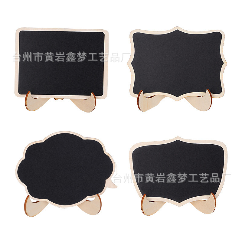 Desktop small blackboard wood crafts mini message Christmas single-sided small blackboard DIY ornaments manufacturers direct supply Desktop small blackboard wood crafts mini message Christmas single-sided small blackboard DIY ornaments manufacturers direct supply