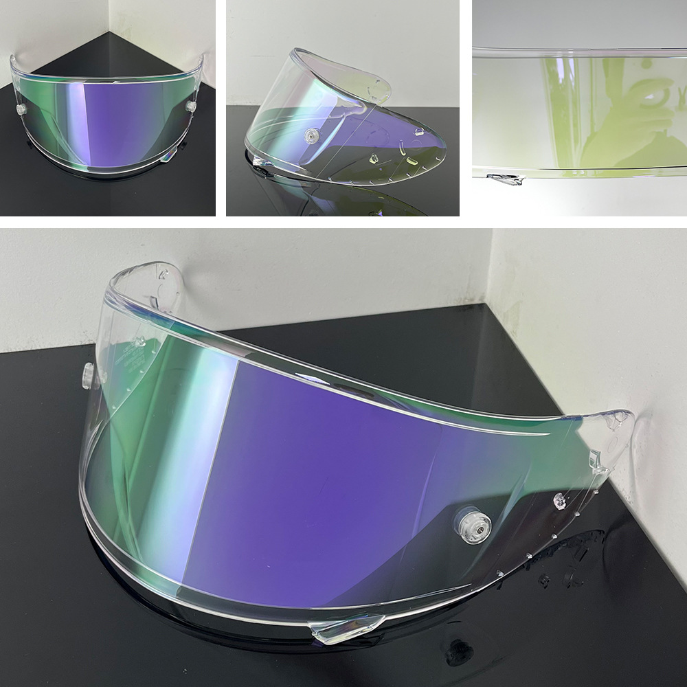 X14 Large Nail Buckle Helmet Lens Suitable for Z7 Nxr Rf1200 Xspirit Electroplated Helmet Mirror