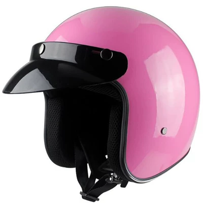 Motorcycle Safety Supplies, Vehicle Helmet Lightweight Fashionable - pink-m
