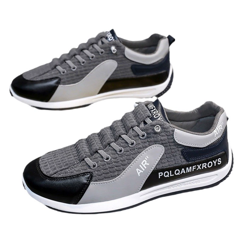 Мужская обувь 2023, новая осенняя повседневная обувь без шнуровки, нескользящая аргановая обувь для бега, Мужская универсальная спортивная модная обувь