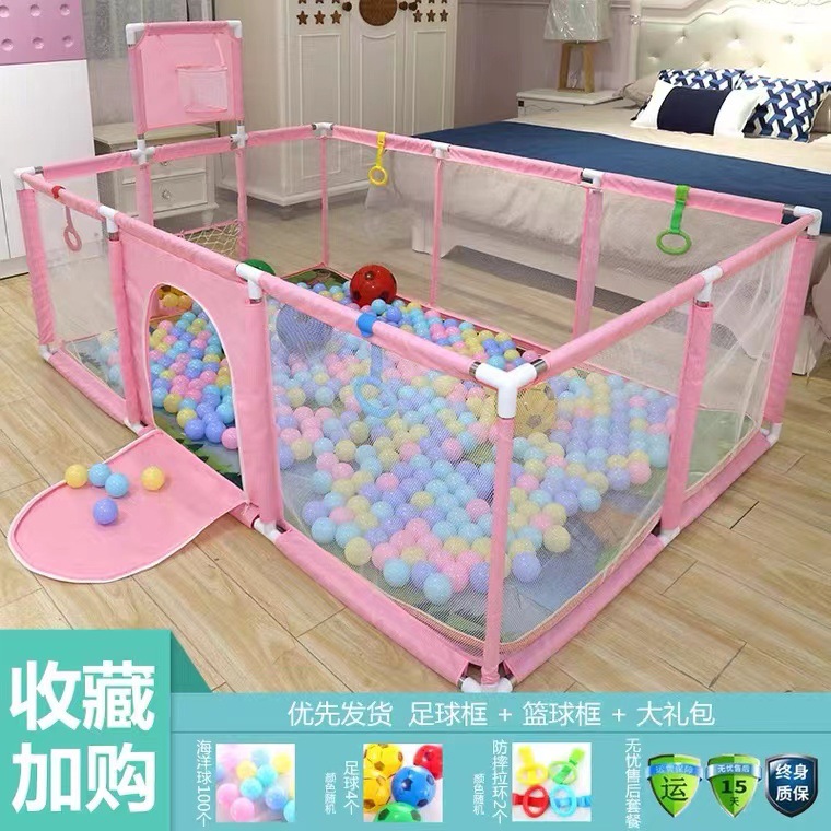Corralito para bebés, valla de juegos para bebés, valla de juegos para el hogar, valla para niños, valla para piscina de pelotas para niños pequeños