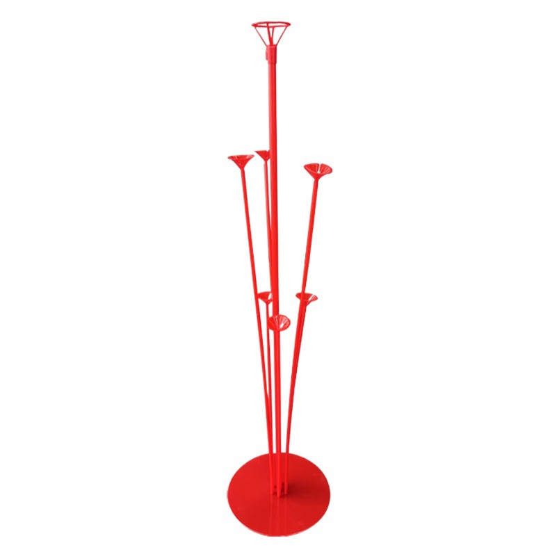 7 Ball Table Floating Bracket Red Festive Wedding Room Balloon Column Balloon Rod Accessories Plastic Balloon Stick Floating Rod