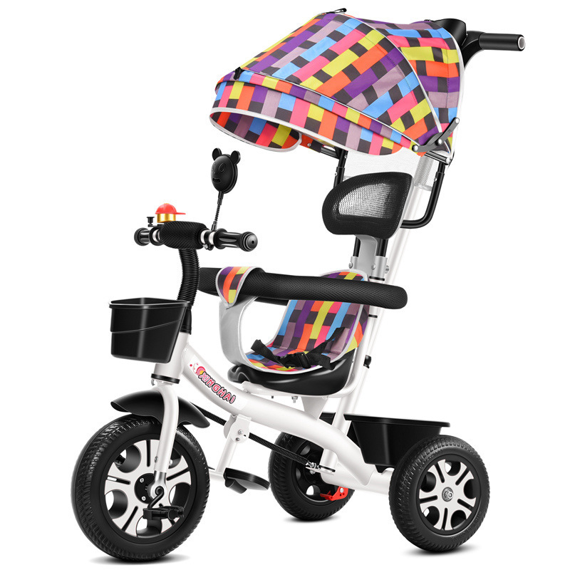 Triciclo infantil 1 - 3 - 2 - 6 años de edad, carro de bebé grande, bicicleta, carro de jardín de infantes image 37
