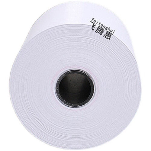 Blue character cashier paper 57x50 whole box small receipt thermal paper 80x80x60 printing 58mm takeaway supermarket paper x40