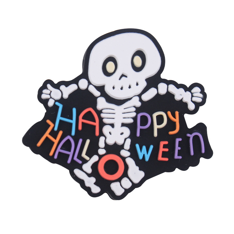 Creativo DIY artículos para bebés caricatura Halloween joyas de silicona pezón cadena de dientes molares accesorios de pulsera de goma de diente