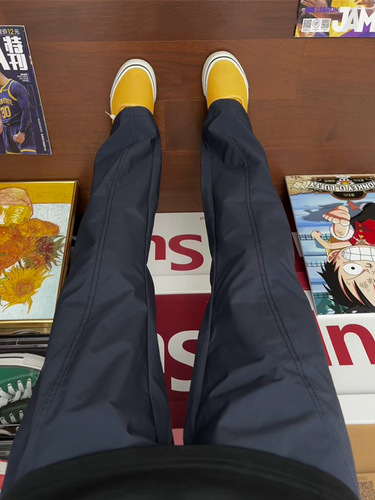 Men's Fall/Winter American Straight Leg Pants - Casual Curved Knife Work Pants - Waterproof