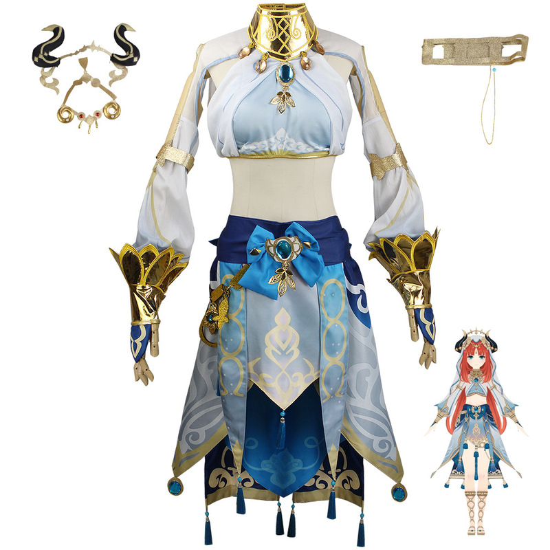 Popular Mobile Game Nielu Cosplay Costume Female Western Dancer Outfit Anime Game Two-Dimensional Role-Playing